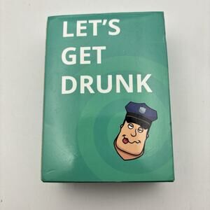 Let's Get Drunk Card Drinking Game 2-8 Players Ages 21+ Complete. New.